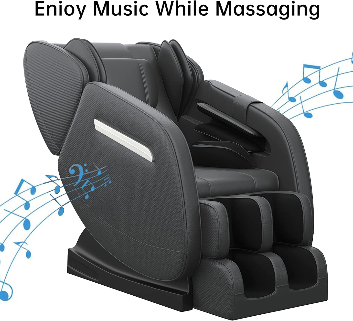 Real Relax Massage Chair Real Relax® MM350 Massage Chair Black 665878408916