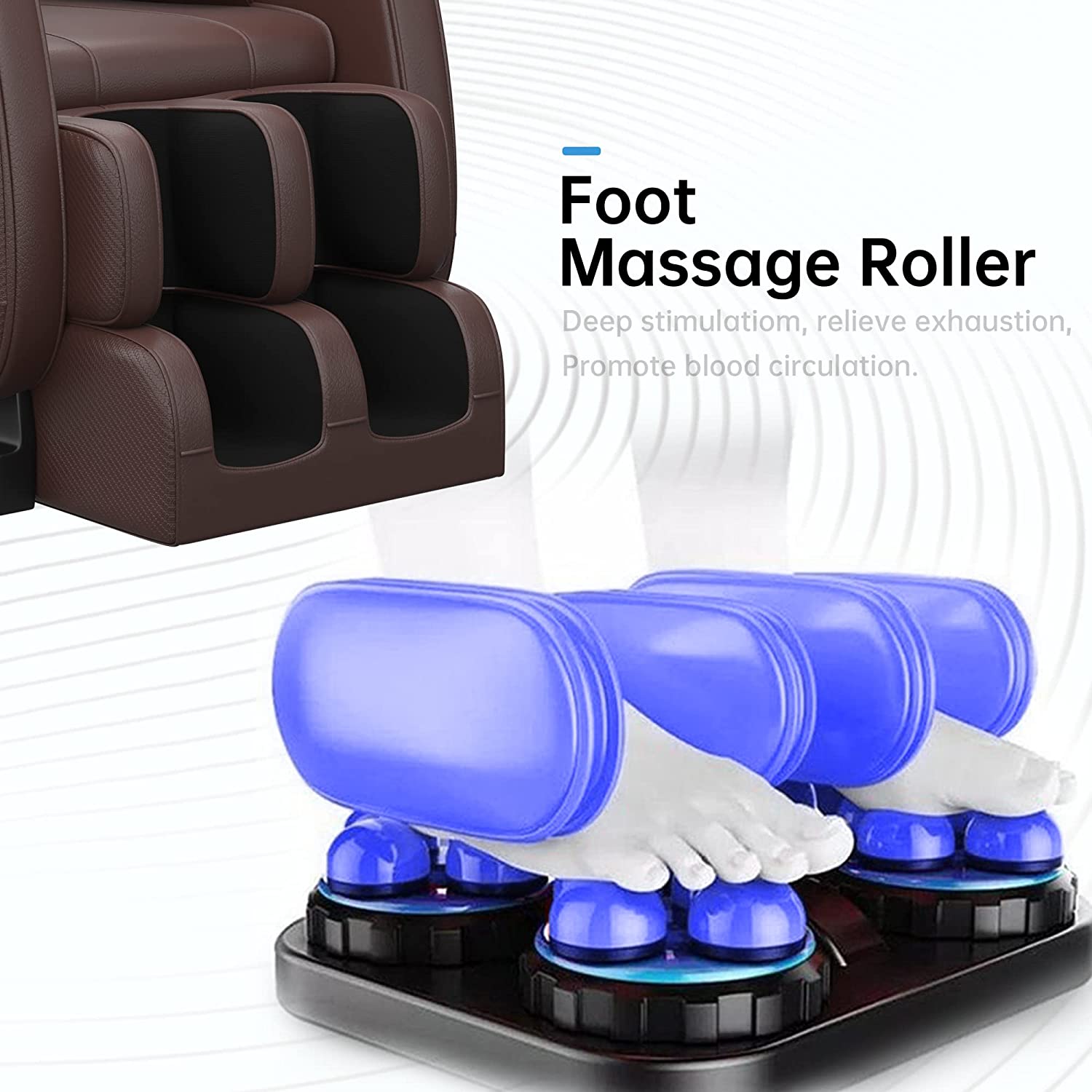 Real Relax Massage Chair Real Relax® MM350 Massage Chair Brown 665878416850