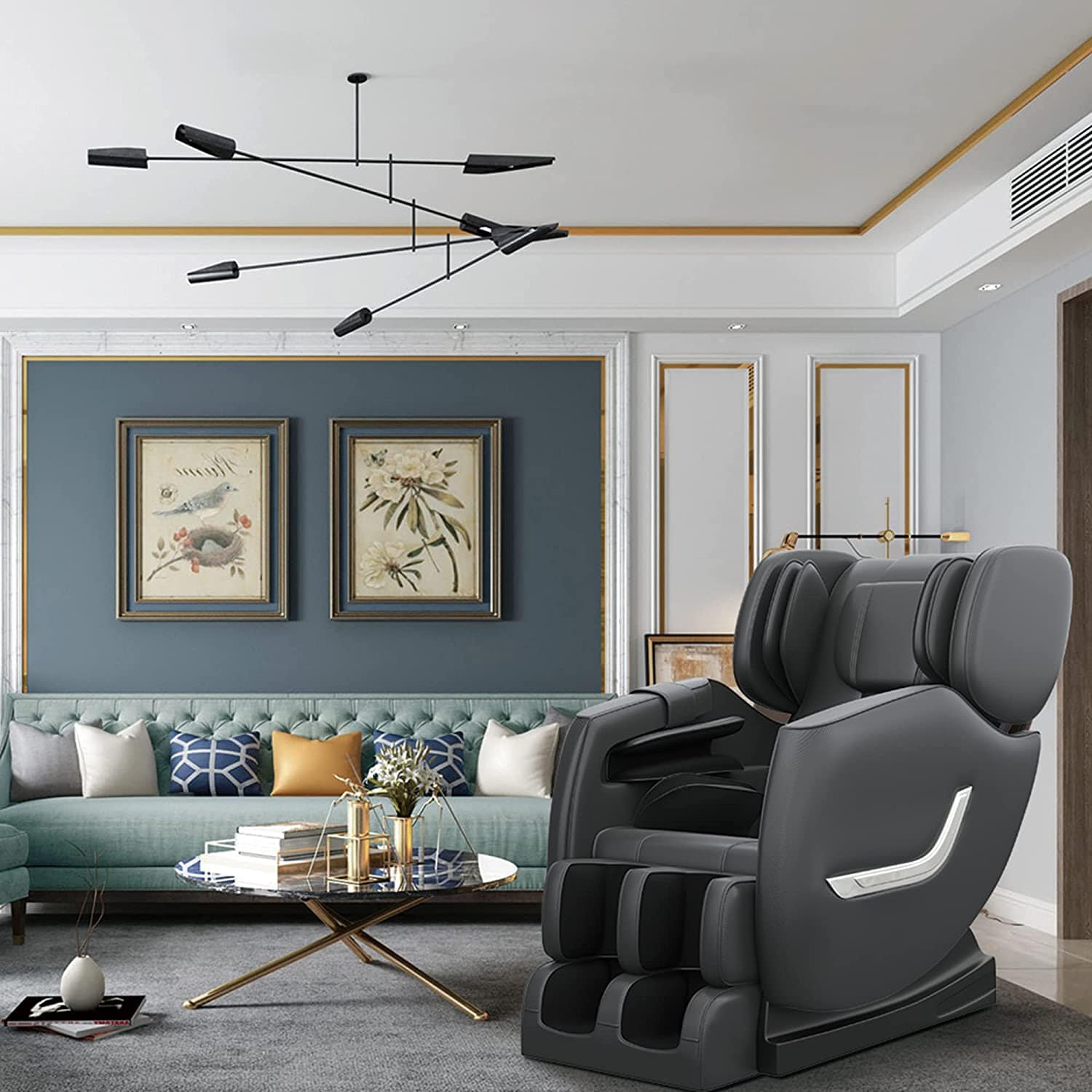 Real Relax Massage Chair Real Relax® SS01 Massage Chair Black 665878409135