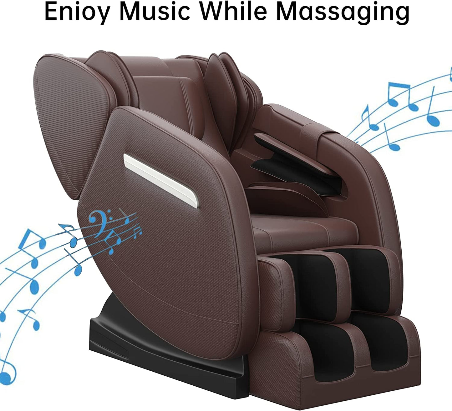 Real Relax Massage Chair Real Relax® MM350 Massage Chair Brown 665878416850